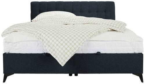 Boxbett in Schwarz ca. 180x200cm - Schwarz, KONVENTIONELL, Holzwerkstoff/Kunststoff (180/200cm) - Mömax