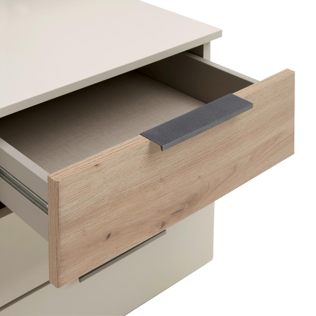 Kommode Ellmau Champagner/Eiche - Champagner/Eiche Artisan, KONVENTIONELL, Holzwerkstoff/Metall (93/81/42cm) - Premium Living