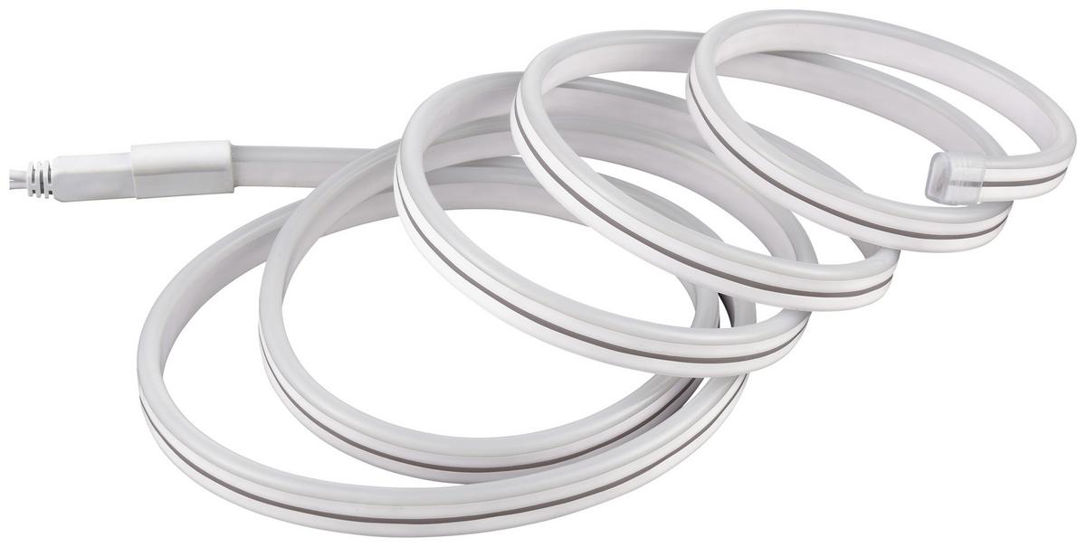 LED-Dekoleuchte Kopü max. 18 Watt - Weiß, LIFESTYLE, Kunststoff (300cm) - Modern Living