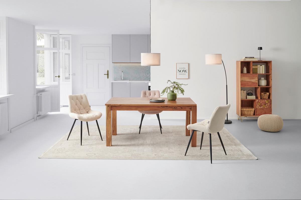 STÓŁ DO JADALNI MALACCA - kolor naturalny, Modern, drewno (160/90/76cm) - MID.YOU