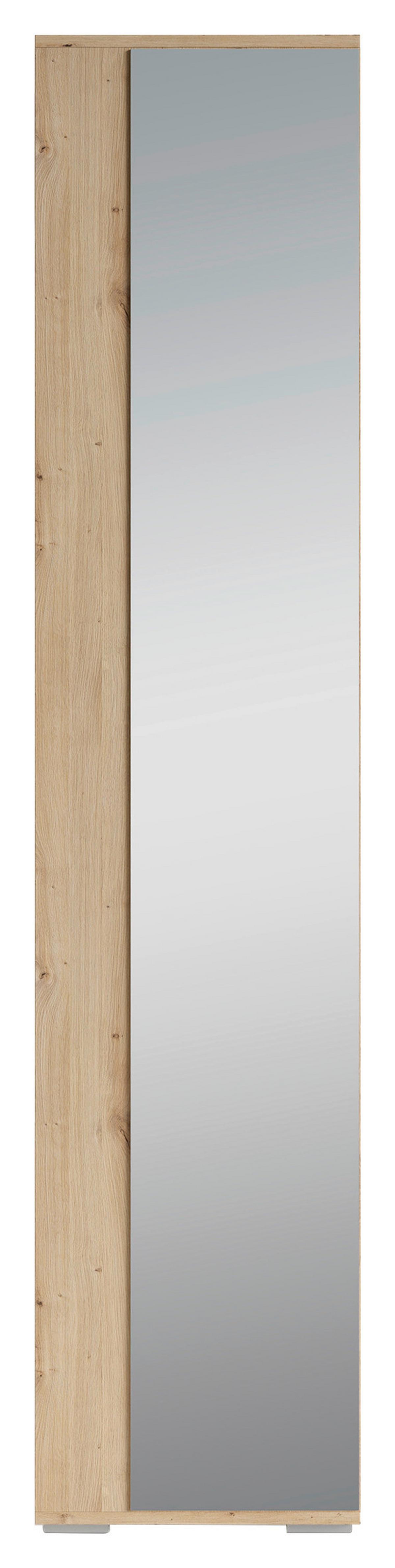 Garderobe Ben 3-tlg. Eiche Artisan/Anthrazit - Anthrazit/Eiche Artisan, Design, Holzwerkstoff (40/184/35cm) - MID.YOU