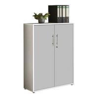 AKTENSCHRANK OFFICE EDITION - Weiß/Grau, MODERN, Holzwerkstoff (84,4/113,6/33cm) - MID.YOU