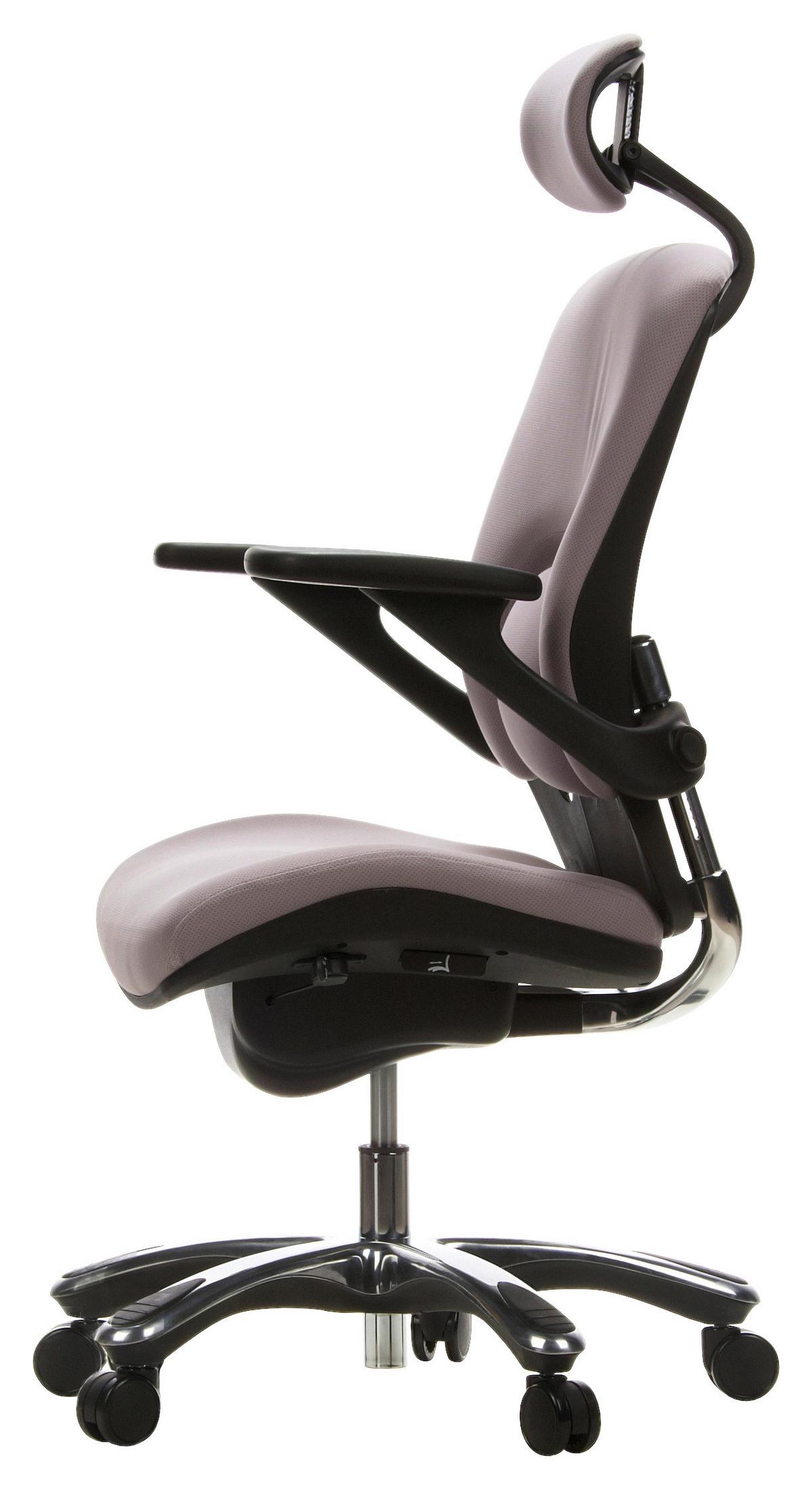 Pisarniški Stol Vapor Lux, Siva - barve kroma/siva, Basics, kovina/umetna masa (58/119/50cm) - MID.YOU