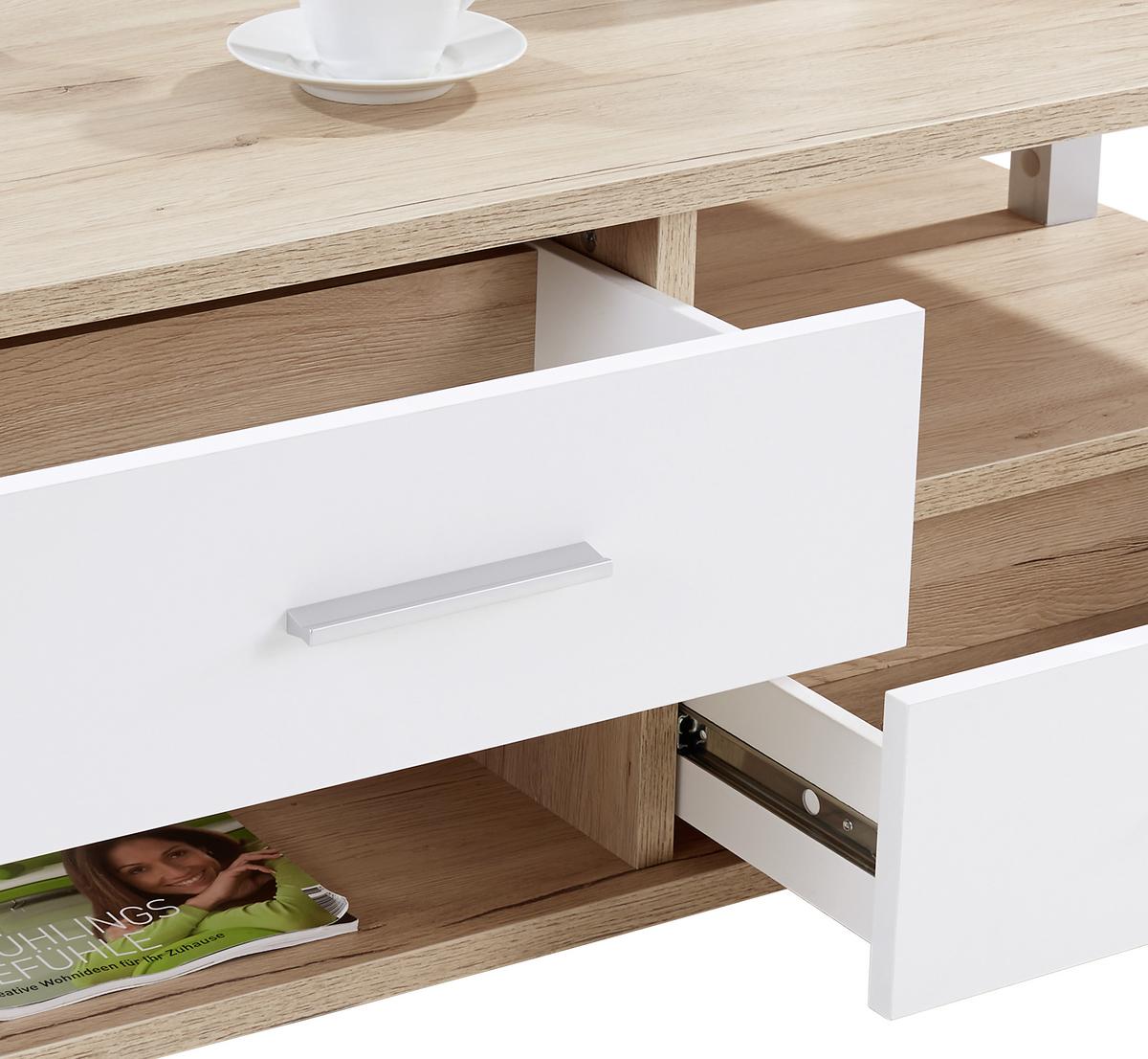 Stolić Quattro - boje hrasta, Konvencionalno, drvni materijal (105/45/60cm) - Modern Living