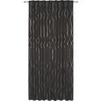 Verdunkelungsvorhang Glamour, ca. 140x245cm - Schwarz/Kupferfarben, LIFESTYLE, Textil (140/245cm) - MÖMAX modern living
