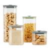 GLASBURK SELINA - CA. 0,65L - klar/grå, Modern, glas/plast (10,3/8,8/10,3cm) - Modern Living