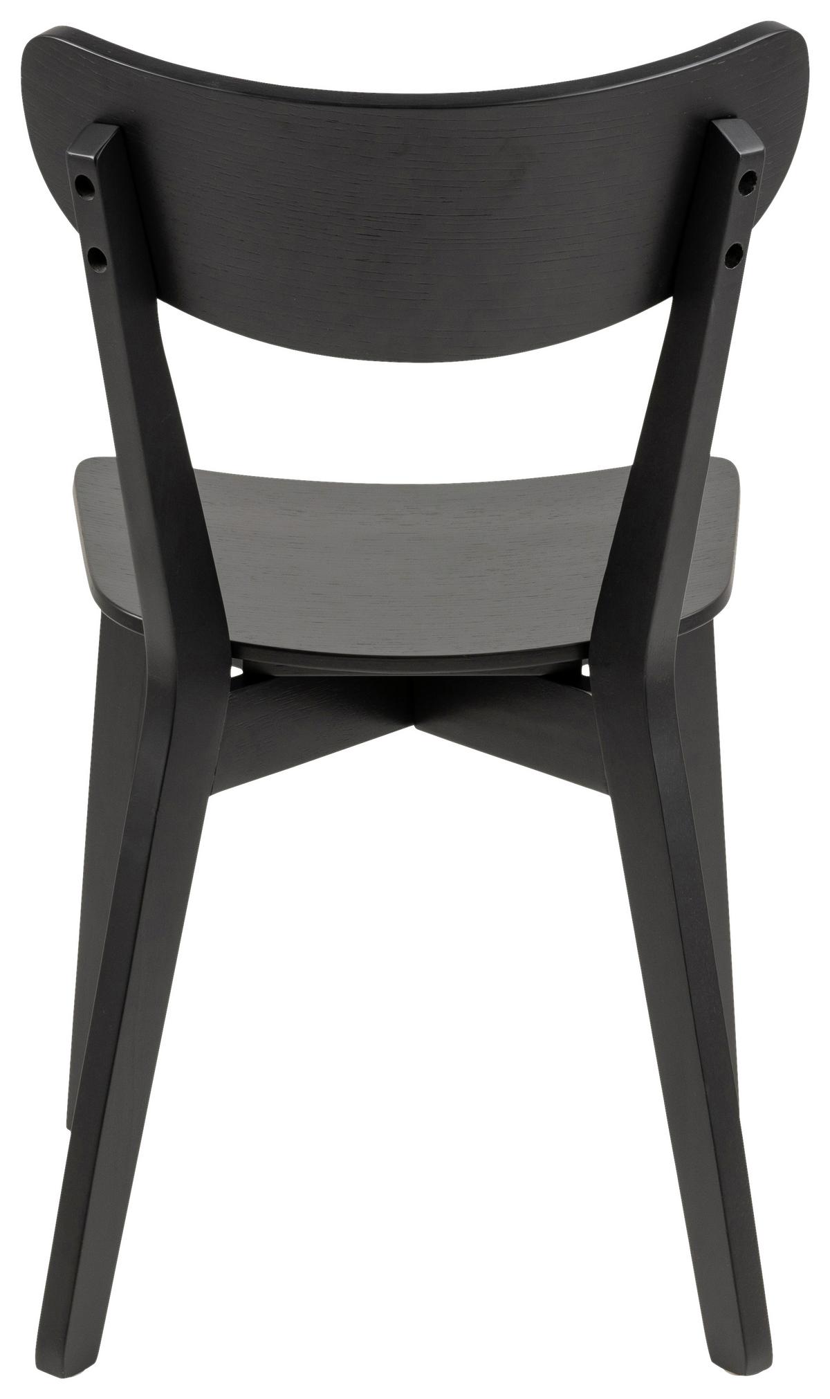 Stuhl Rocky in Schwarz - Schwarz, Lifestyle, Holz (45/78/55cm) - Mömax