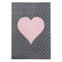 Kinderteppich Bambi Pink ca. 140x200cm - Pink, Trend, Textil (140/200cm) - Ben'n'jen