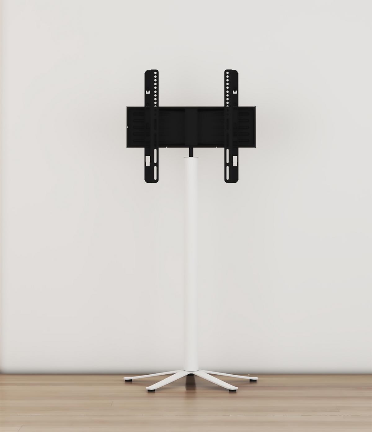 Stojalo Za Tv Xila, Bela - bela, Basics, kovina (61,1/100/61,1cm) - MID.YOU