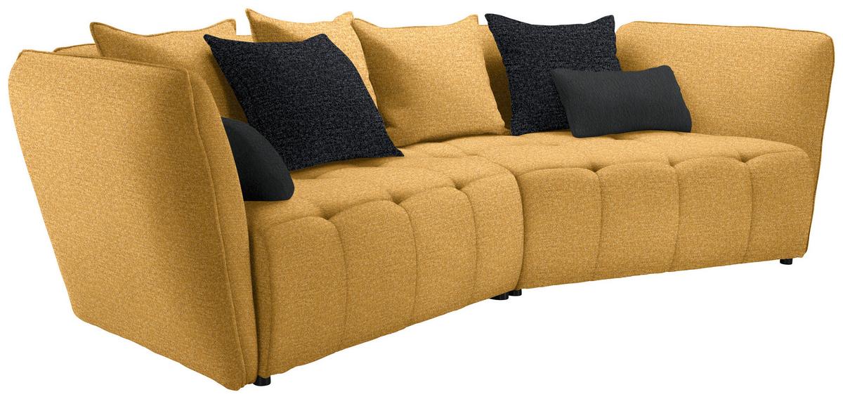 Mega Sofa Sofi - siva/tamno siva, Moderno, tekstil (294/93/152cm) - Premium Living
