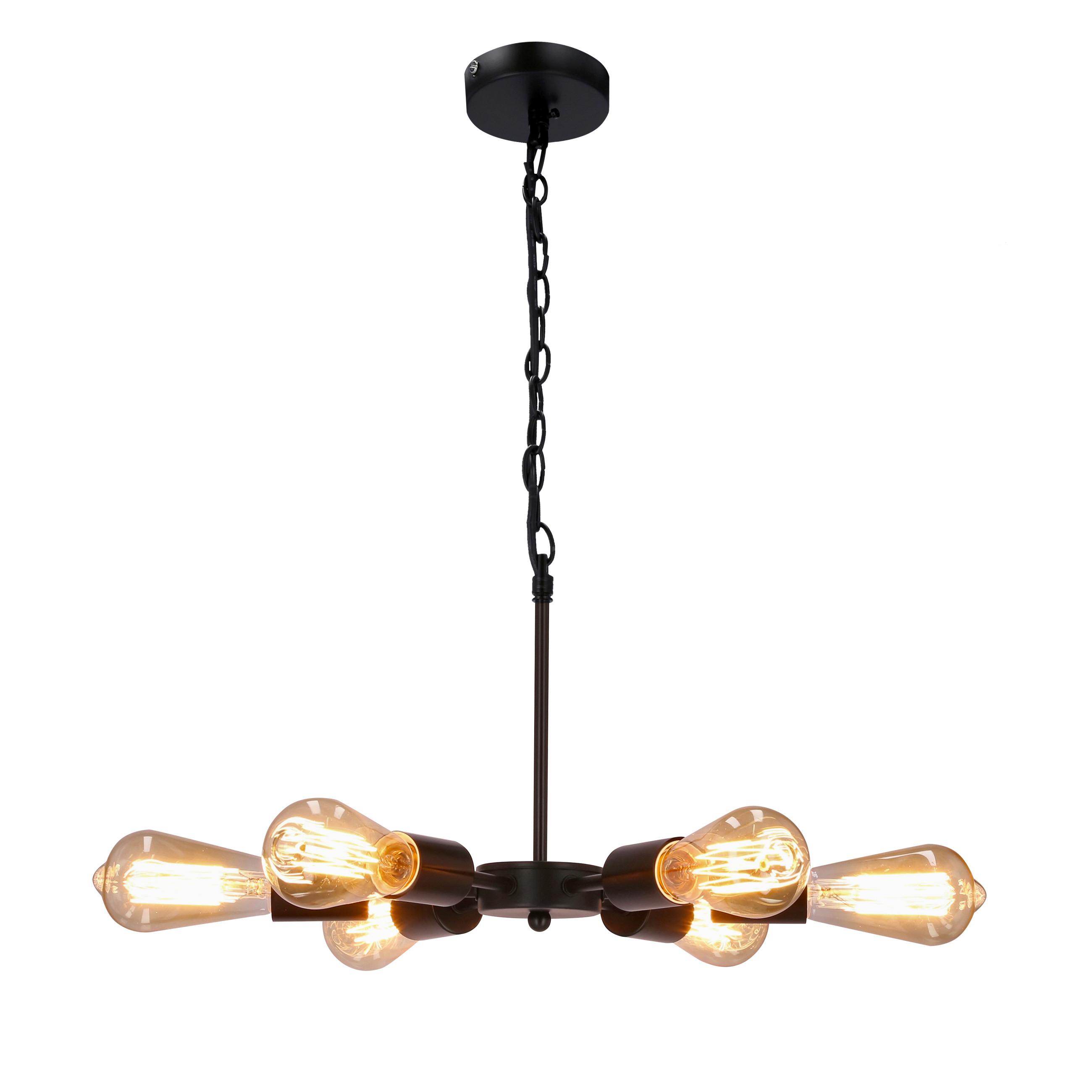 Svjetiljka Viseća 36-09395 Sparta - crna, Design, metal (36/36/105cm)