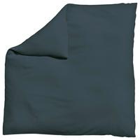 Bettdeckenbezug Woven Satin Dunkelgrau ca. 200x200cm - Dunkelgrau, Basics, Textil (200/200cm) - Schlafgut