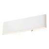 LED-Wandleuchte Siegfried in Weiß max. 12 Watt - Weiß, Design, Kunststoff/Metall (29,5/3,5/8cm) - Globo