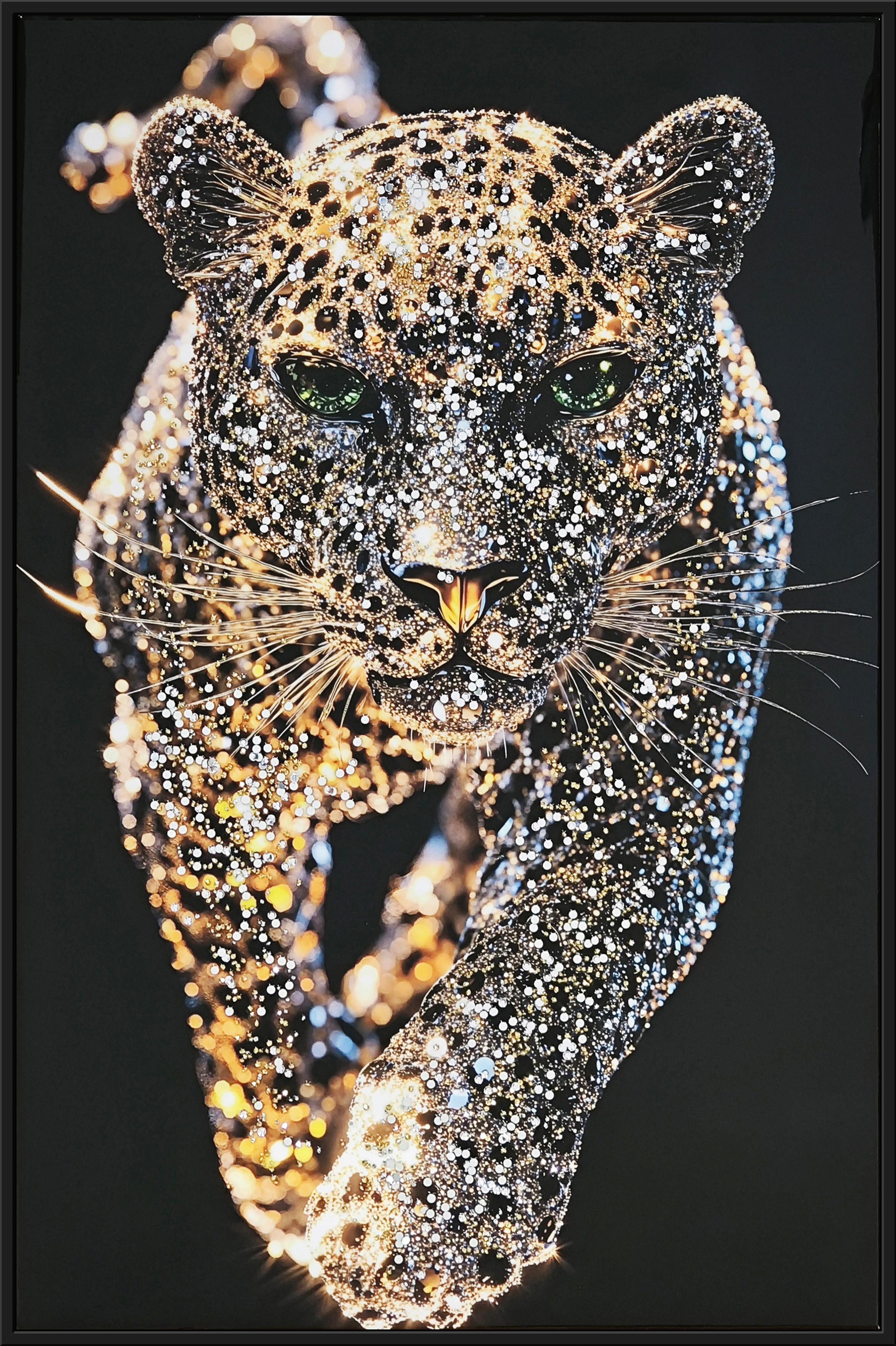 Tablou cu ramă Brilliante cca. 62x92 cm - auriu/multicolor, Konventionell, plastic/lemn (62/92/3,5cm) - Mömax