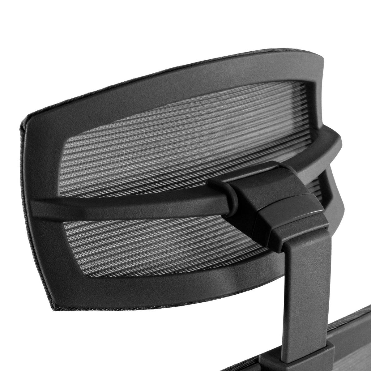 Naslon Za Glavo Aspen, Črna - črna, Moderno, umetna masa/tekstil (29/15-30/12cm) - MID.YOU