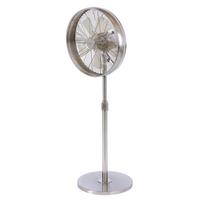 Standventilator Pedestal BC Chromfarben max. 50 Watt - Chromfarben, Basics, Metall (41/150/41cm)