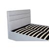 STOPPAD SÄNG SIENNA -EXKLUSIV- -BASED- - ljusgrå/svart, Lifestyle, metall/trä (160/200cm) - Based