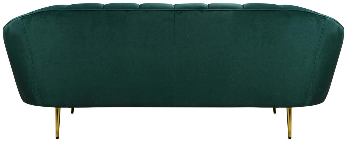 Trosed Stella, Zelena - zelena/barve medenine, Design, kovina/tekstil (210/82/90cm) - Livetastic