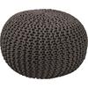 Pernă pentru șezut Aline - antracit, textil (50/30cm) - Premium Living