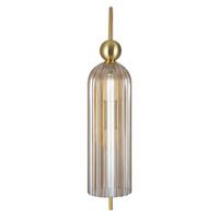 WANDLEUCHTE ANTIC - Cognac/Goldfarben, Trend, Glas/Metall (10/53,5/26,5cm) - MAYTONI