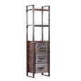 Regal aus Metall in Antik - LIFESTYLE, Holz/Metall (55/200/40cm) - premium living