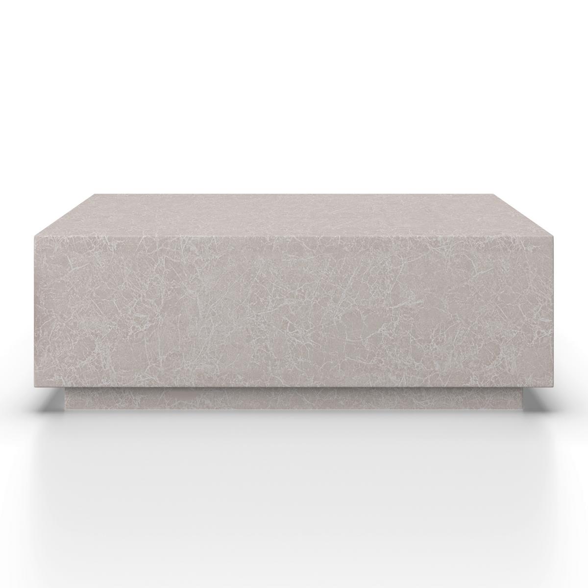 Măsuță de cafea MARCEL - bej, Modern, material pe bază de lemn (120/35/80cm) - Bessagi Home