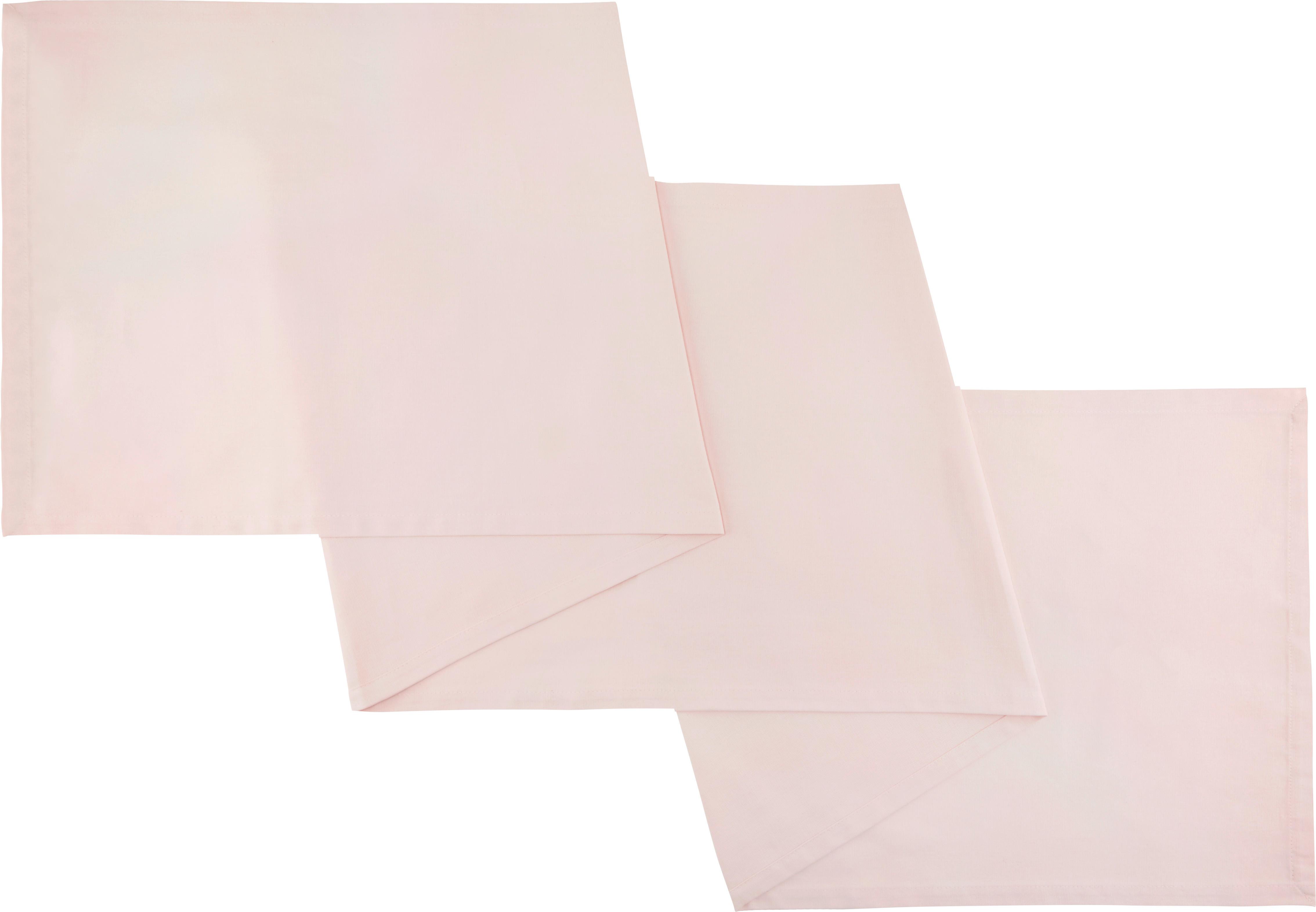 Asztali Futó Steffi 45/150 - fáradtrózsaszín, textil (45/150cm) - Modern Living