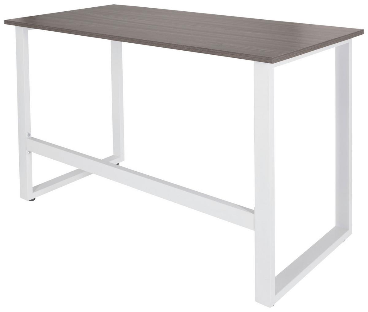 Pisalna Miza Workspace Light I, Siva, Bela - siva/bela, Basics, kovina/leseni material (120/60/76cm) - MID.YOU