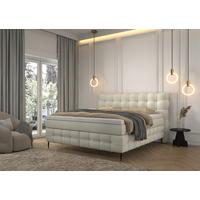 PAT BOXSPRING SCARLETT - crem, Konventionell, lemn/metal (160/200cm)