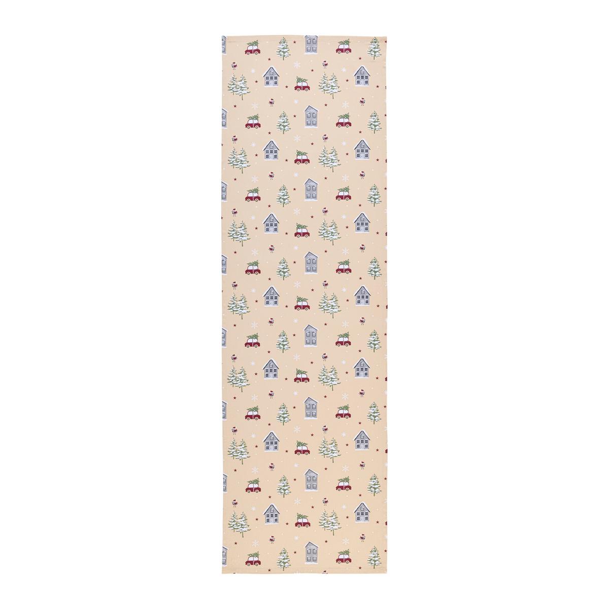 Tischläufer Home Beige ca. 45x150cm - Beige, KONVENTIONELL, Textil (45/150cm) - Mömax
