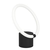 Led-tischleuchte 900565_caranacoa - Weiss/Schwarz, Design, Kunststoff/Metall (26/5/26cm) - Eglo