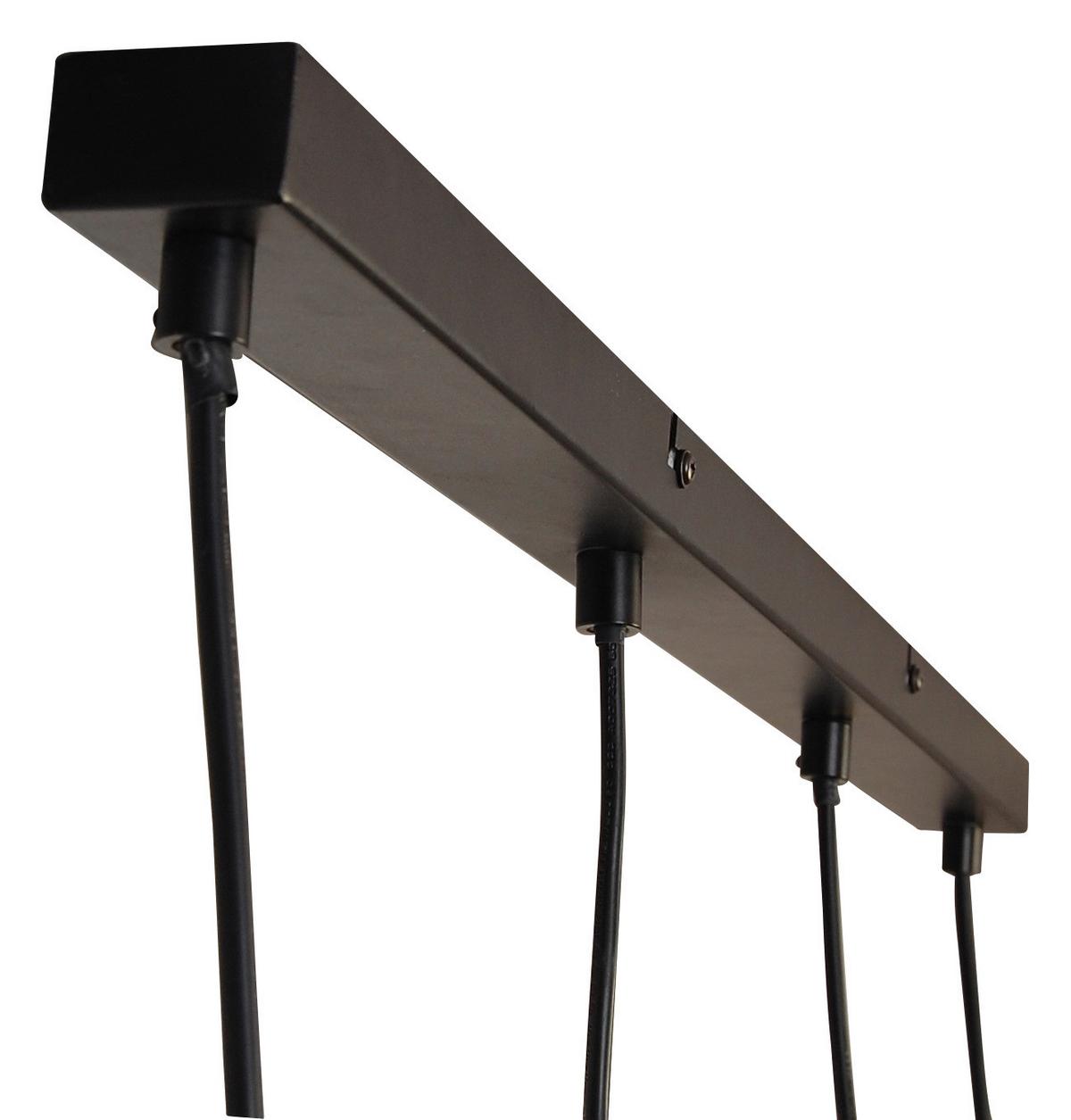 LAMPA WISZĄCA VENEDIG - czarny, Trend, metal (84/15,5/150cm) - Novel