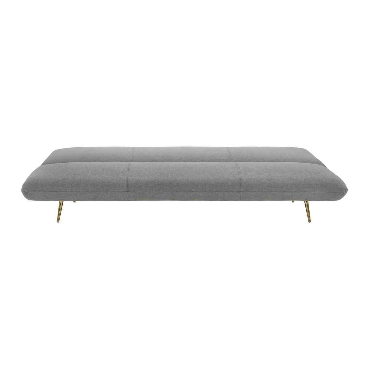 Zofa S Posteljno Funkcijo Ben, Siva - zlate barve/siva, Moderno, kovina/tekstil (186/82/85cm) - Bessagi Home