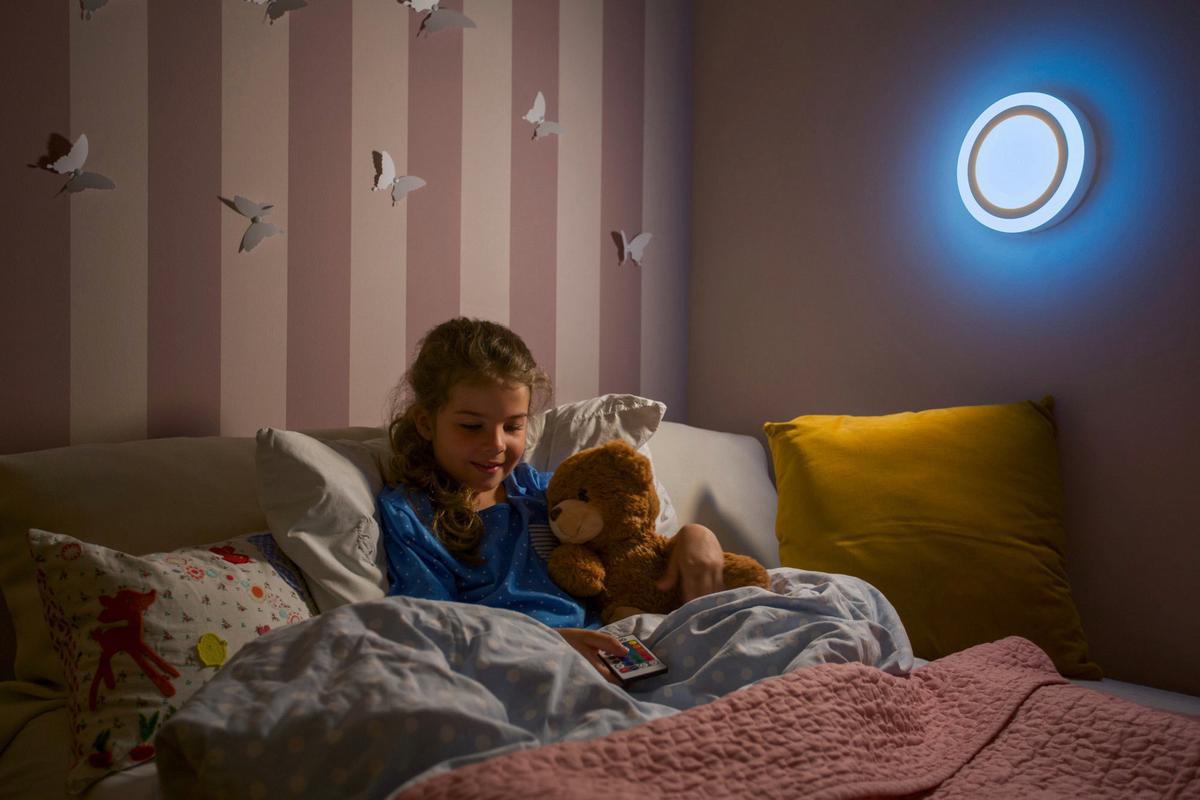 LAMPA SUFITOWA LED LED COLOR + WHITE ROUND - biały, Basics, tworzywo sztuczne/metal (40/4cm) - Ledvance