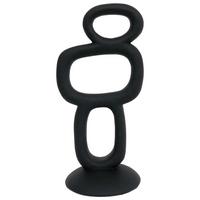 Skulptura Nele - crna, Romantično / ladanjski, plastika (13,5/28/10,8cm) - Mömax