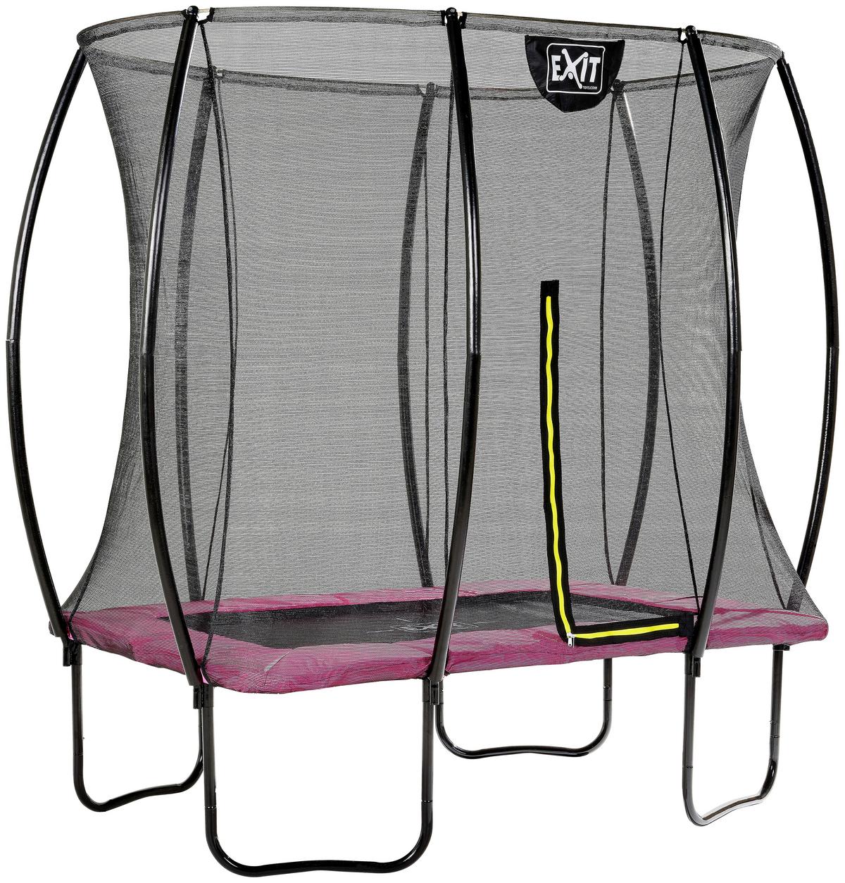 Trampolin Exit Silhouette, 153x214cm - pink, Konvencionalno, kovina (153/245/214cm) - EXIT Toys