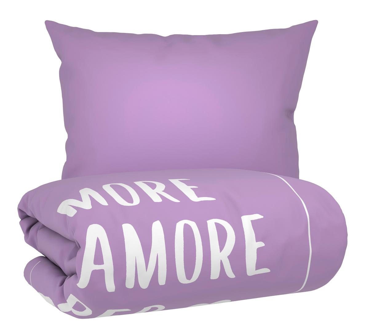 Posteljnina More Amore - barve bezga, tekstil (140/200cm) - Mömax