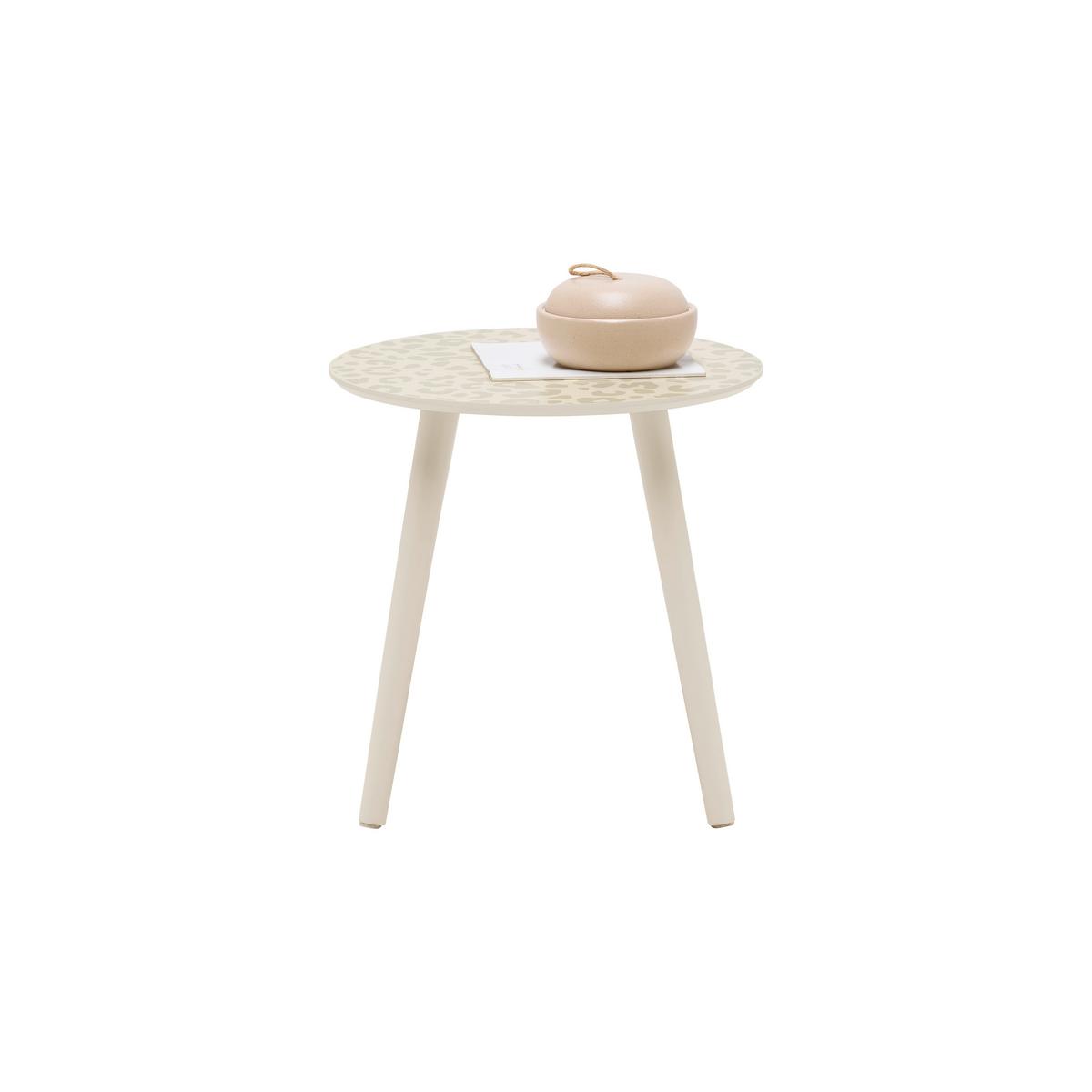 Beistelltisch Mia Beige - Beige, Modern, Holz/Holzwerkstoff (40/40/40cm) - Based