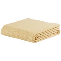 Okrasna Odeja Dobby Raute -Ext- - rumena/bela, tekstil (140/210cm) - Premium Living