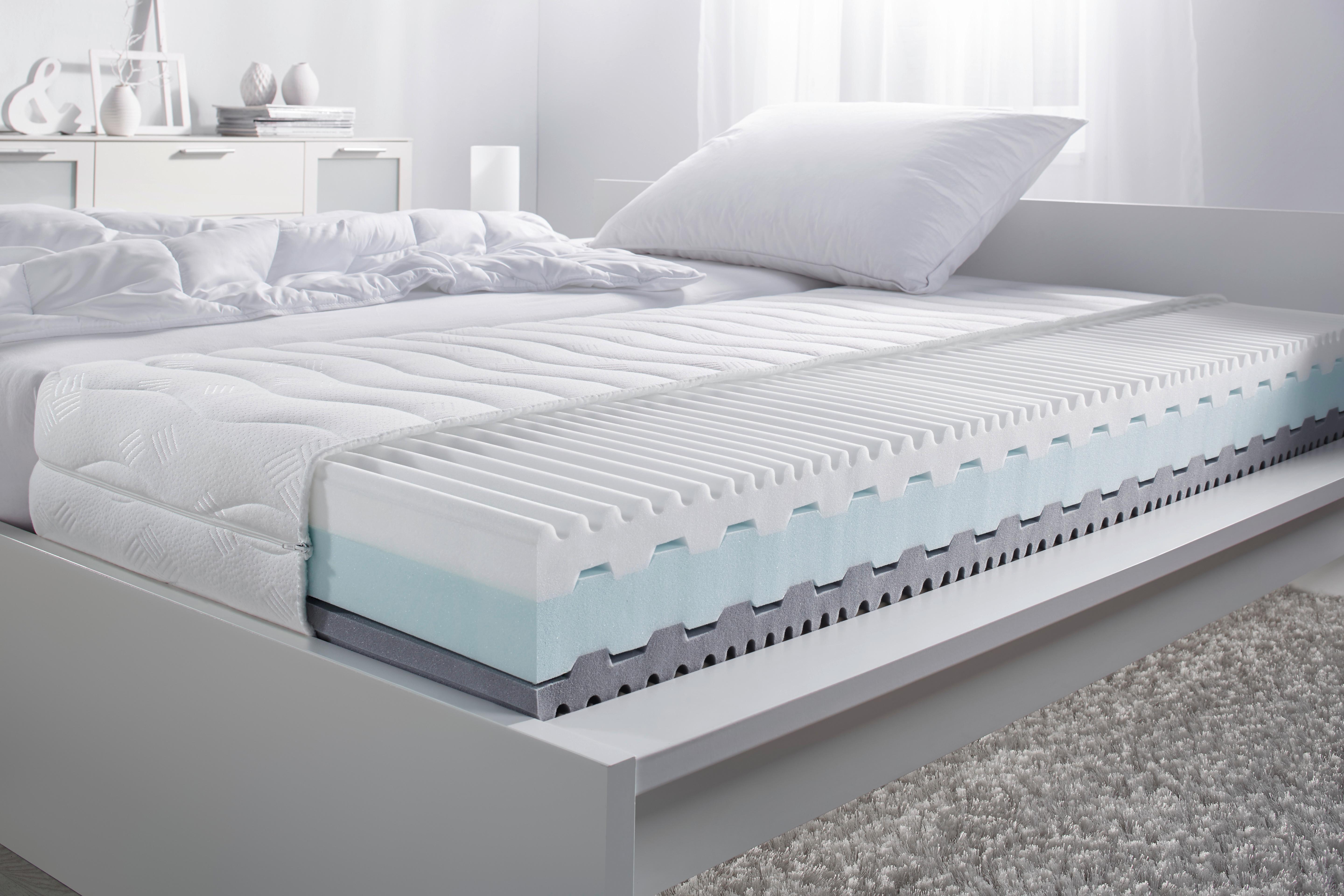 Wendematratze ca. 90x200cm - Weiss (90/200cm) - Nadana