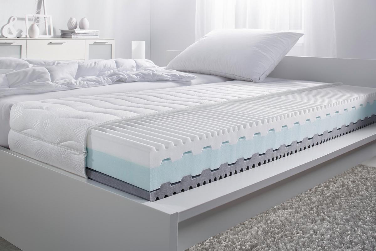 Wendematratze ca. 90x200cm - Weiss (90/200cm) - Nadana