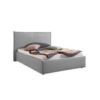 Polsterbett Stacey Grau ca. 140x200 cm - Schwarz/Grau, MODERN, Kunststoff/Textil (140/200cm) - Livetastic