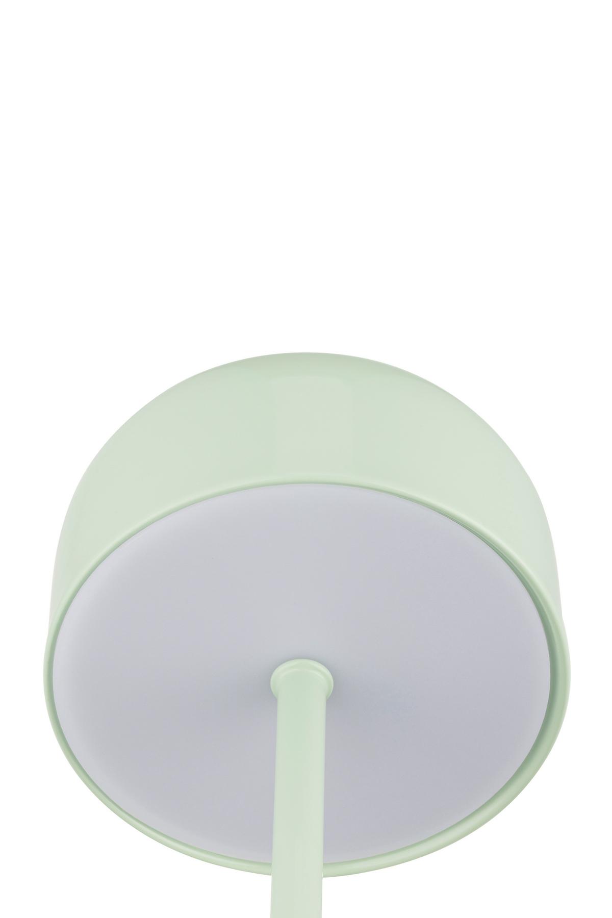 Stolna Punjiva Svjetiljka Softi - svijetlo zelena/siva, Moderno, metal/plastika (10/22,5/12,5cm) - Mömax