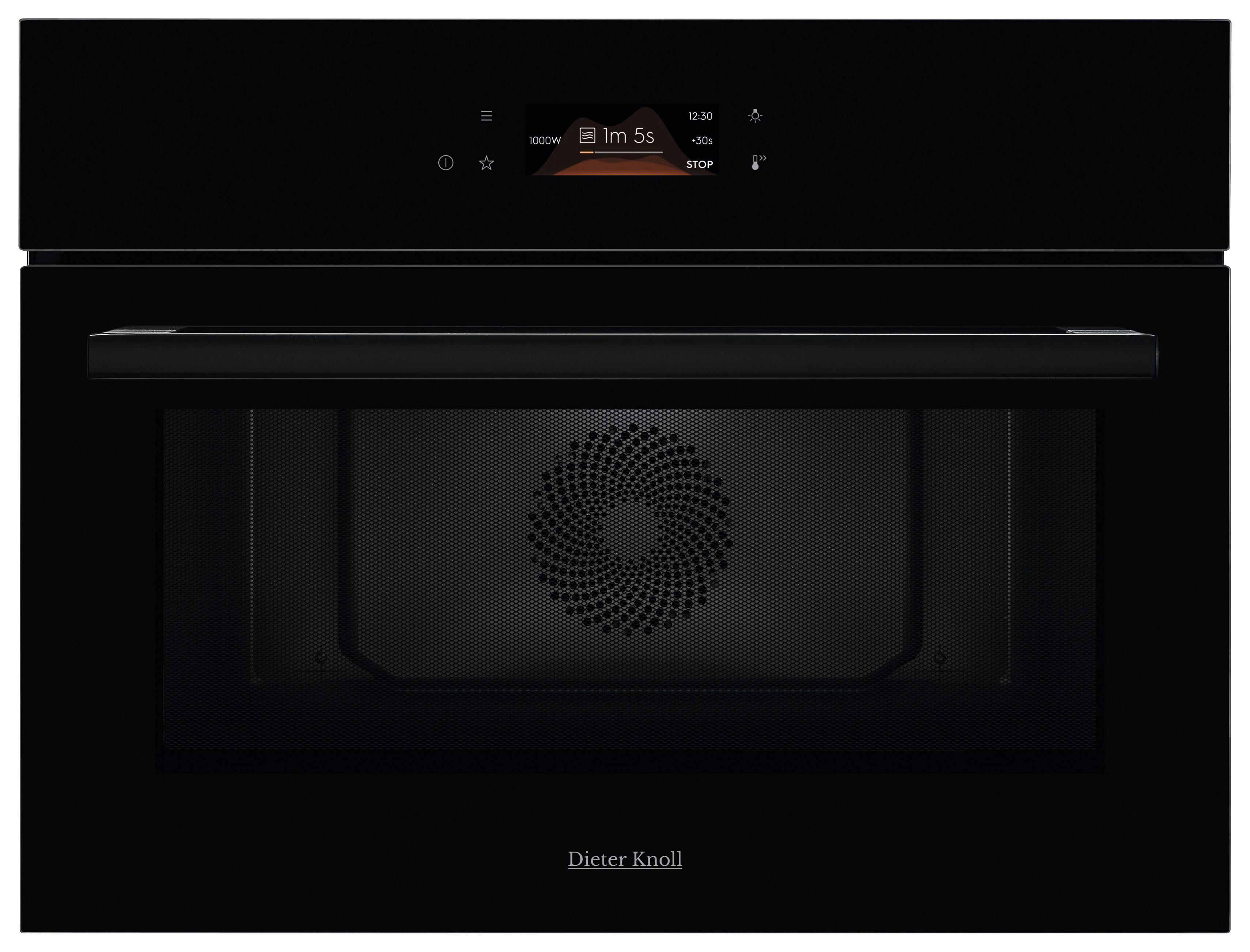 Kompaktbackofen DKK57306BK Schwarz - Schwarz, Basics, Glas/Metall (59,5/45,6/56,1cm) - Dieter Knoll