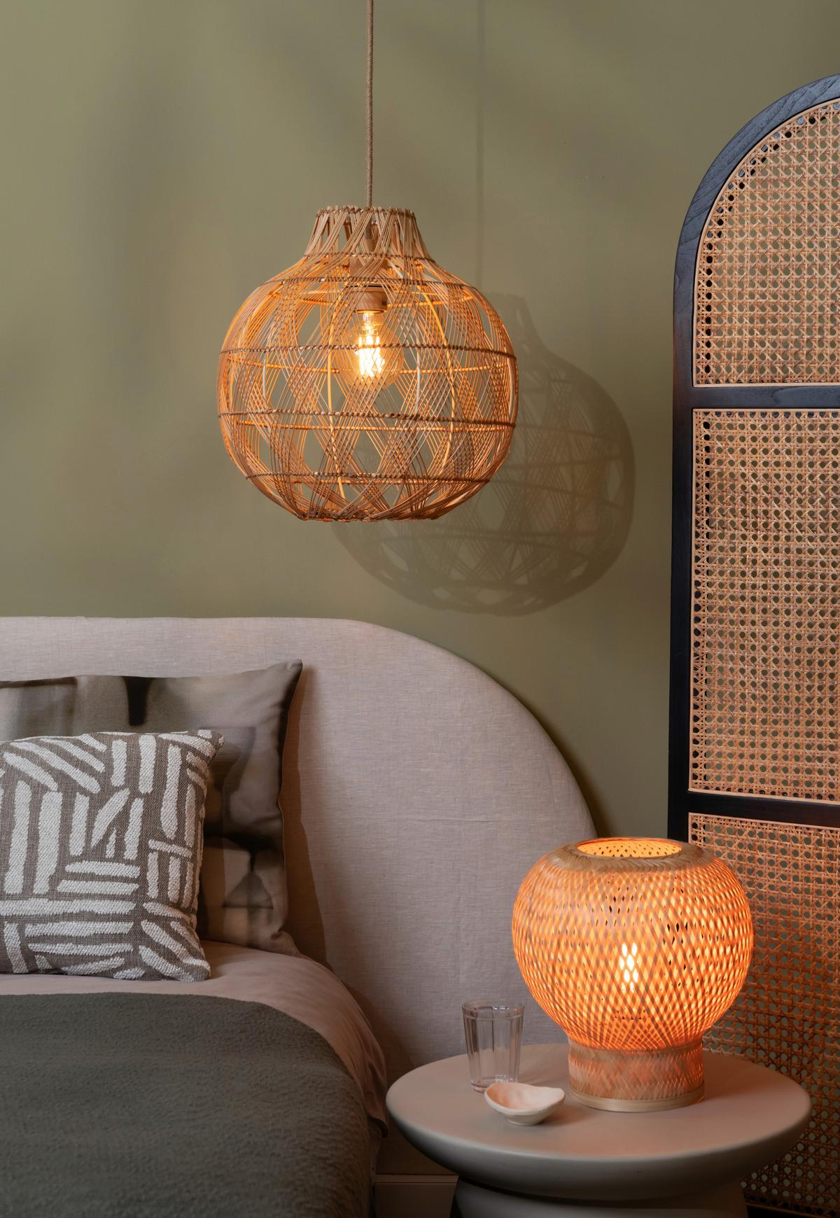 Namizna Svetilka Barbados, Bambus - naravne barve, Basics, naravni materiali (25/27cm) - Good & Mojo