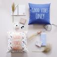 Díszpárna Good Vibes Only - Kék, modern, Textil (45/45cm) - Mömax modern living Díszpárna Good Vibes Only - Kék, modern, Textil (45/45cm) - Mömax modern living