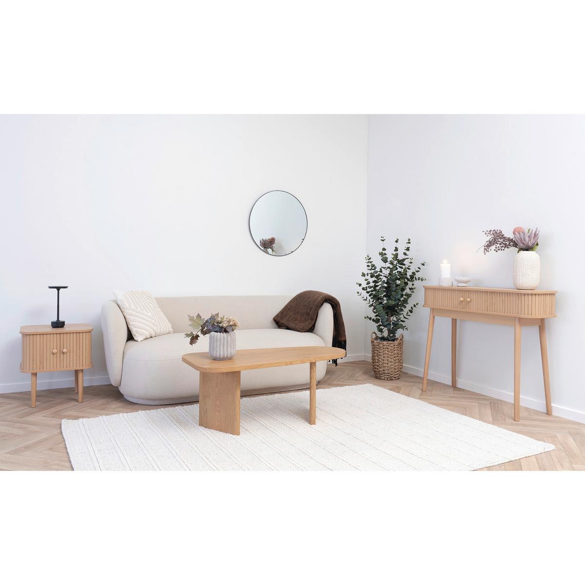Couchtisch Melo Hellbraun ca. 100x50x41 cm - Naturfarben, Design, Holzwerkstoff (100/50/41cm) - MID.YOU