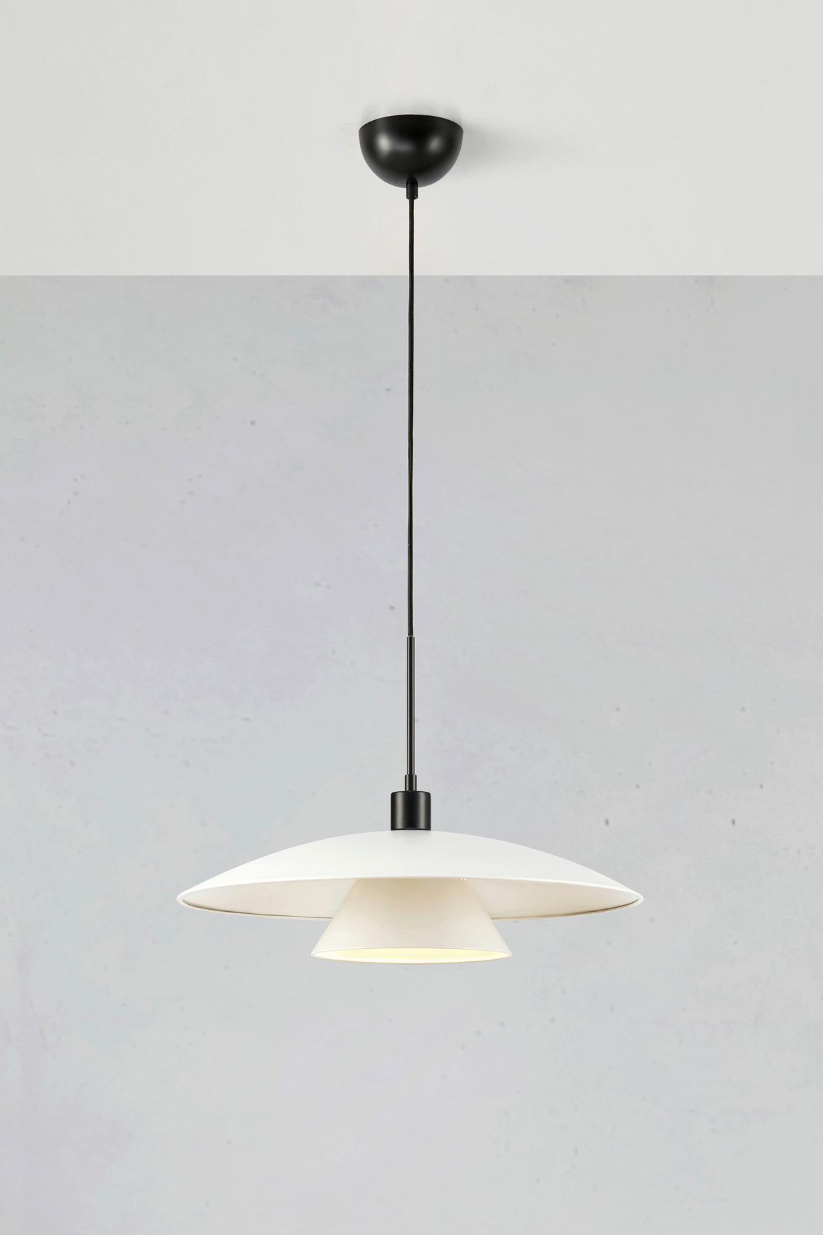 Pendelleuchte Millinge max. 40 Watt - Weiß, Basics, Metall (50/50/170cm) - Markslöjd