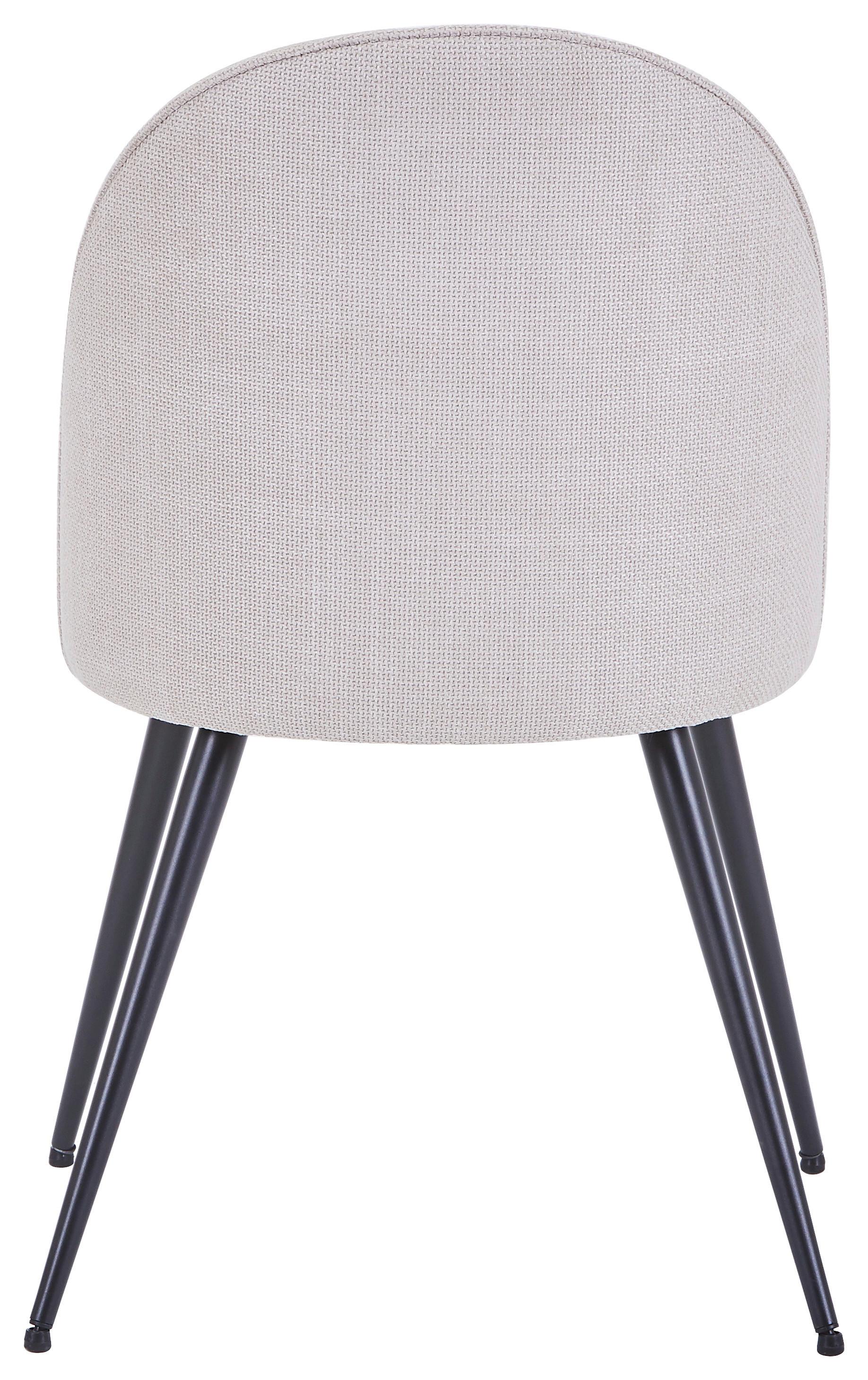 Scaun LOTTE - bej/negru, Lifestyle, metal/textil (49.5/83.5/53.5cm) - Mömax