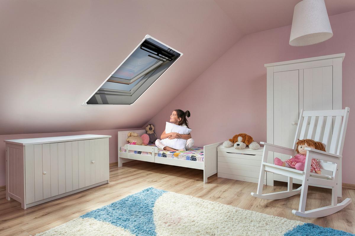 Mückenschutzvorhang Dachfenster Weiß ca. 100x160cm - Weiß, Kunststoff/Textil (100/160cm)